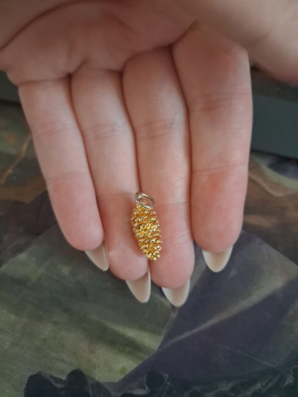 Unusual Pinecone pendant